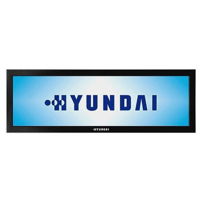 Produktname: Hyundai C430ML Public Display; Displaytyp: LCD TFT public display out-of-home media panel, 109,2 cm 43 Zoll; Auflösung: 1920 x 480; Ansicht: von Vorne;
Produktname: Hyundai C430ML Public Display; Displaytyp: LCD TFT public display out-of-home media panel, 109,2 cm 43 Zoll; Auflösung: 1920 x 480; Ansicht: von Vorne;