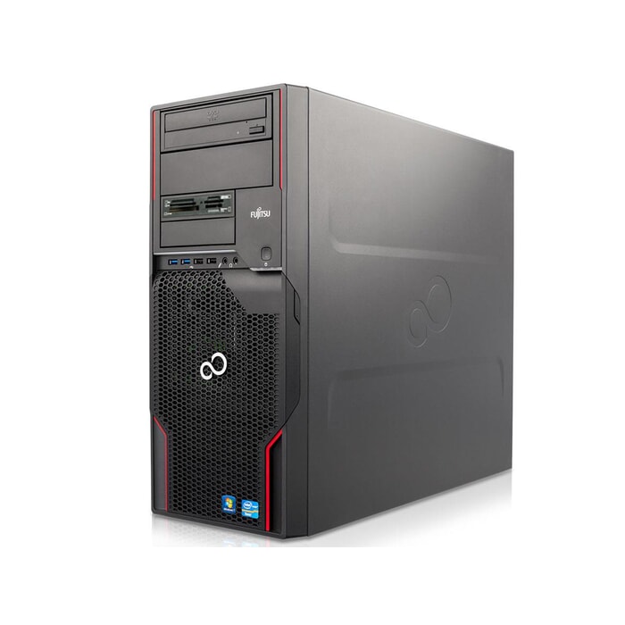 Fujitsu CELSIUS W520 Workstation, Intel Xeon Quad-Core E3-1230, 16 GB DDR3, 500 GB SATA, A-Ware, Frontansicht
Fujitsu CELSIUS W520 Workstation, Intel Xeon Quad-Core E3-1230, 16 GB DDR3, 500 GB SATA, A-Ware, Frontansicht