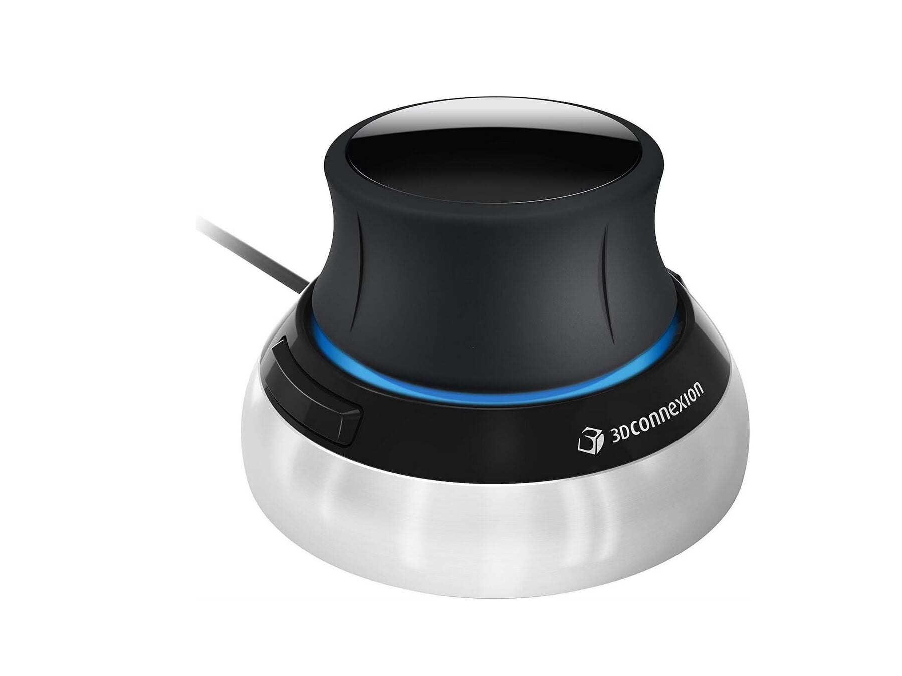 3Dconnexion SpaceNavigator 3D-Maus USB Optisch Schwarz, Silber 