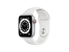 Apple Watch Series 6 (GPS + Cellular) 40mm, Silber (A2293 / A2375)
