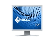 Produktname: Eizo FlexScan S2433W; Displaytyp: S-PVA, 61 cm 24 Zoll; Auflösung: 1920x1200; Ansicht: von Vorne;