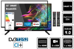 KB Elements 32" Smart TV Fernseher DVB-T2/S2, bruchfest ELT32SDEBR9