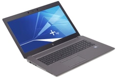 HP ZBook 17 G3, 17-Zoll-Bildschirm (1920x1080), i7-6820HQ, 32GB RAM, 1TB SSD, schwarz, A-Ware, Ansicht von vorne