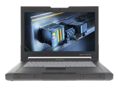 Panasonic Toughbook CF-52 MK3, 15.4" Breitbild-LCD WXGA, Core™ i5-520M (3M Cache, 2.4 GHz), 4096MB, 160GB, Schwarz, A-Ware, Ansicht von Vorne