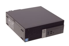 Dell OptiPlex 7040 Desktop-PC, Core i5 6600, 16GB RAM, 500GB HDD, A-Ware, Ansicht von vorne liegend