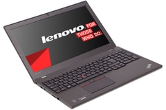 Lenovo ThinkPad T550, 15-Zoll-Bildschirm (1920x1080), i5-5300U, 8GB RAM, 500GB HDD, schwarz, B-Ware, Ansicht von vorne 