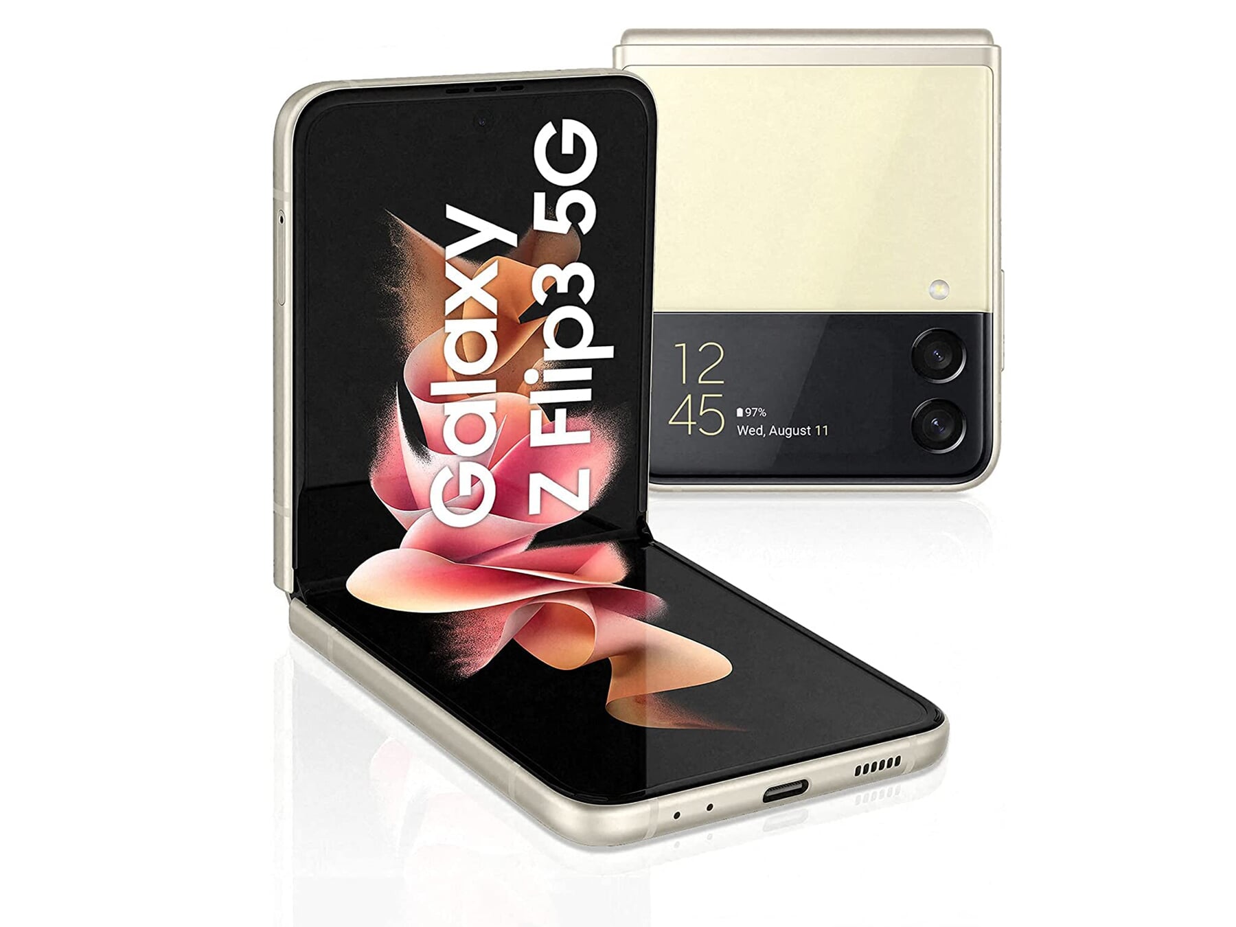 Samsung Galaxy Z Flip3 5G (SM-F711B) 256GB - Cream | notebookgalerie