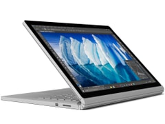 Microsoft Surface Book - TP4-00010, 13,5" Multi-Touch, IPS 3.000 x 2.000, Intel i5-6300U 2.4GHz, 8GB, 256GB, Grau, Renew, Ansicht von linker Seite mit Tastatur