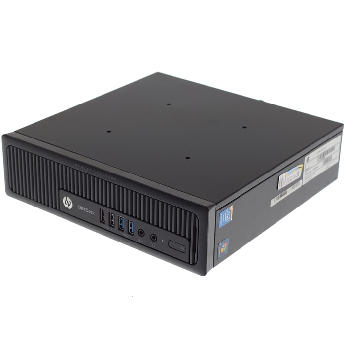 HP EliteDesk 800 G1 PC, ntel Pentium G3220 3 MB Cache, 4 GB RAM, 500 GB HDD, Ansicht von Vorne horizontal, A-Ware
HP EliteDesk 800 G1 PC, ntel Pentium G3220 3 MB Cache, 4 GB RAM, 500 GB HDD, Ansicht von Vorne horizontal, A-Ware