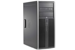 HP Compaq 8000 Elite Tower PC, Core 2 Duo E8400, 4GB RAM, 256GB RAM, A-Ware, Ansicht von vorne
