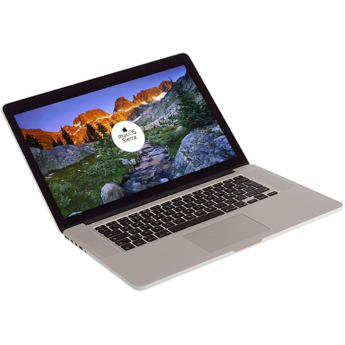 Apple MacBook Pro 10.1 Retina A1398, 15,4" Retina Display 2.880 x 1.800, Quad-Core i7-3740QM, 16 GB, ohne Festplatte, Grau, B-Ware, Ansicht von Vorne Apple MacBook Pro 10.1 Retina A1398, 15,4" Retina Display 2.880 x 1.800, Quad-Core i7-3740QM, 16 GB, ohne Festplatte, Grau, B-Ware, Ansicht von Vorne