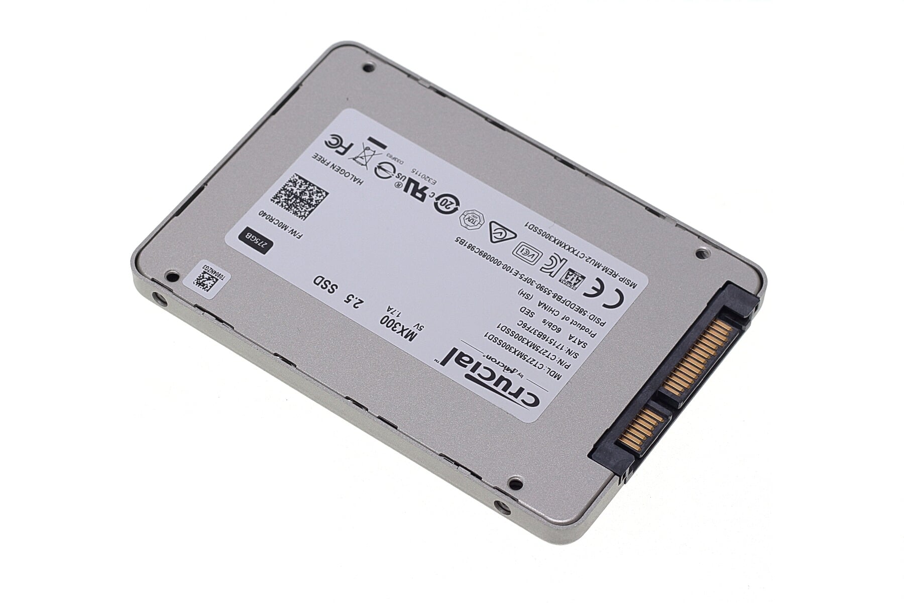 Crucial MX300 275GB SSD CT275MX300SSD1 | notebookgalerie