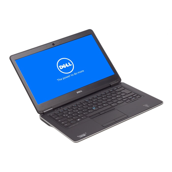 Dell Latitude E7440, 14-Zoll-Bildschirm (1920x1080), i5-4310U, 8GB RAM, 128GB SSD, schwarz, A-Ware, Ansicht von vorne Dell Latitude E7440, 14-Zoll-Bildschirm (1920x1080), i5-4310U, 8GB RAM, 128GB SSD, schwarz, A-Ware, Ansicht von vorne