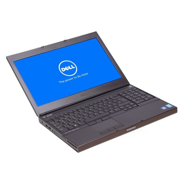Dell Precision M4800, 15-Zoll-Display (1920x1080), i7-4800MQ, 16GB RAM, 256GB SSD, schwarz, B-Ware, Ansicht von vorne Dell Precision M4800, 15-Zoll-Display (1920x1080), i7-4800MQ, 16GB RAM, 256GB SSD, schwarz, B-Ware, Ansicht von vorne