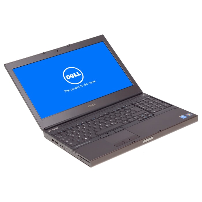 Dell Precision M4800, 15-Zoll-Bildschirm (1920x1080), i7-4800MQ, 16GB RAM, 256GB SSD, schwarz, A-Ware, Ansicht von vorne Dell Precision M4800, 15-Zoll-Bildschirm (1920x1080), i7-4800MQ, 16GB RAM, 256GB SSD, schwarz, A-Ware, Ansicht von vorne