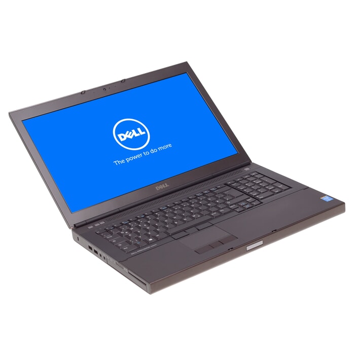 Dell Precision M6800, 17-Zoll-Display (1920x1080), i7-4810MQ, 8GB RAM, 500GB HDD, Schwarz, B-Ware, Ansicht von vorne Dell Precision M6800, 17-Zoll-Display (1920x1080), i7-4810MQ, 8GB RAM, 500GB HDD, Schwarz, B-Ware, Ansicht von vorne