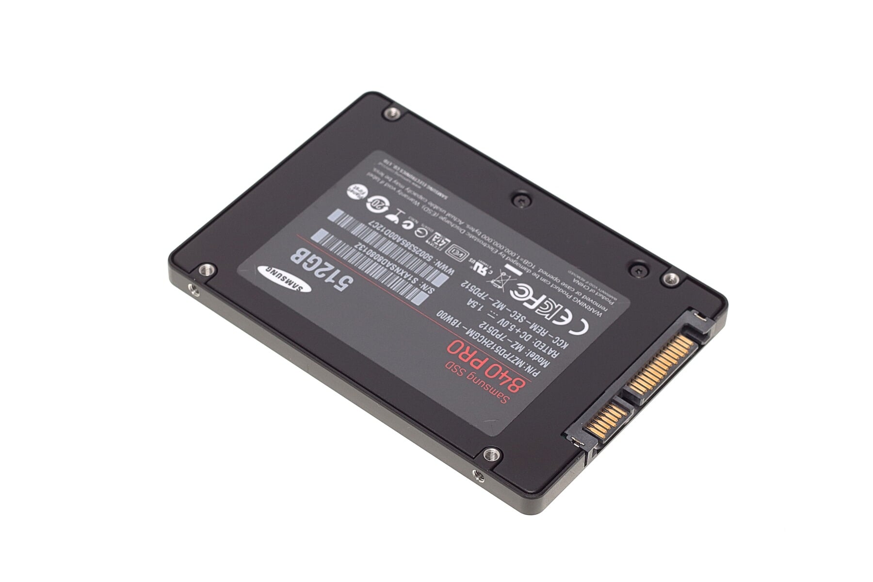 Samsung 840 Pro Series 512GB SSD MZ-7PD512 | notebookgalerie